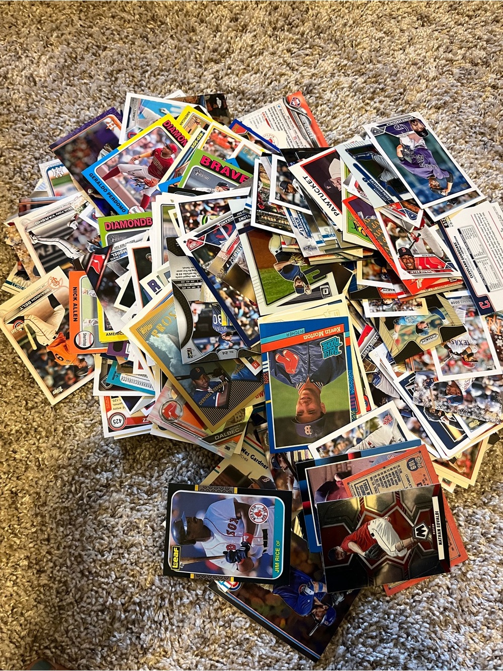 Mystery lot baseball cards
